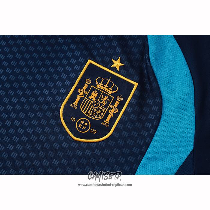 Chandal del Espana 2026-2027 Manga Corta Azul - Pantalon Corto